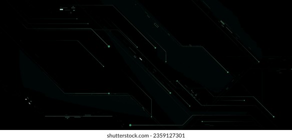 The cyber digital background and furturistic technology