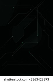 El trasfondo digital cibernético y la tecnología futurista