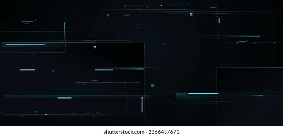 The cyber digital background and furturistic technology