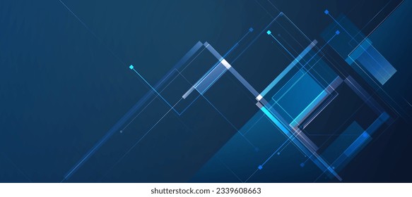 El trasfondo digital cibernético y la tecnología futurista 