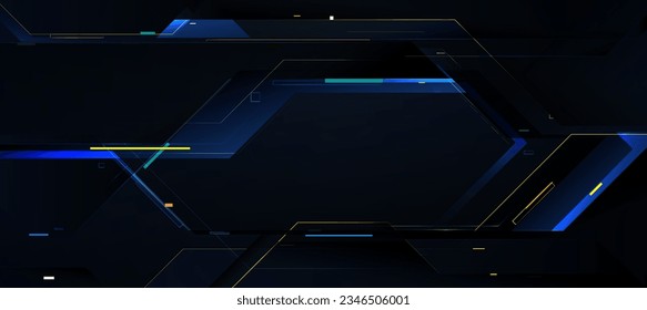 The cyber digital background and futuristic technology ,game tech background