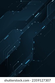 El trasfondo digital cibernético y la tecnología futurista