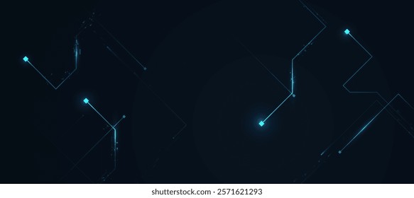 The cyber digital background and futuristic technology ,tech background ,technology innovation event poster