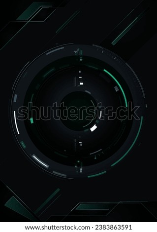 The cyber digital background and futuristic technology ,game tech background ,technology event poster
