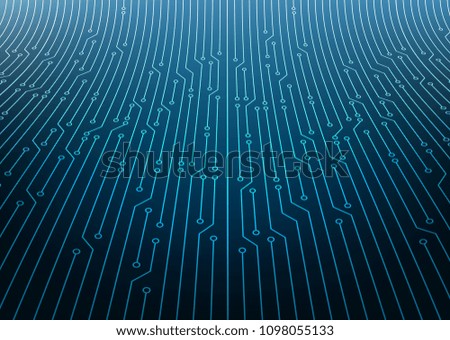Cyber Digital Microchip Circuit board system Background,Hi-tech and technology Concept design,Vector Illustration.