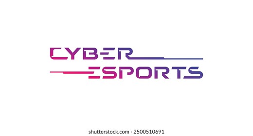  Cyber Esports logo design Futuristic and modern 