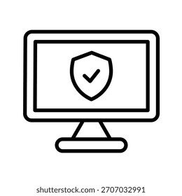 Ilustración vectorial de iconos de esquema de ética cibernética