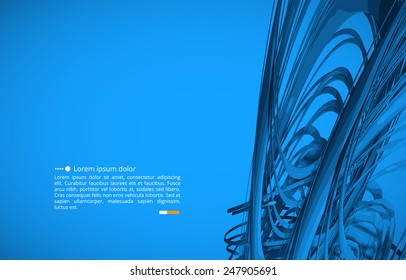 Cyber futuristic background 