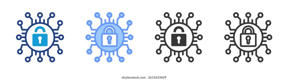 Cyber Hygiene icon set multiple style collection