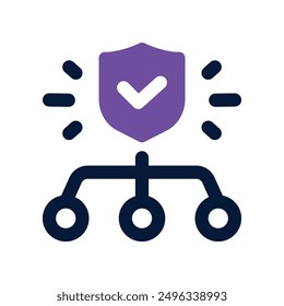 cyber insurance icon. vector dual tone icon for your website, mobile, presentation, and logo design.