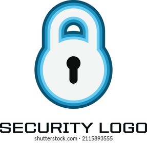 Cyber Internet Online Security Logo Design.Creative Abstract Open Lock Logo Security Logo Concept Vector Template