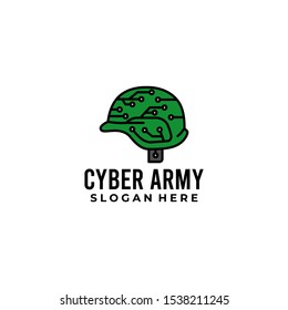 Cyber Logo Design Vector Image