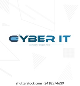 Cyber IT Logo Design Vector Template. Creative Tech Organization Logo Vector.
Cyber Security Company, IT Training Institute Logo Design with Mouse Icon.