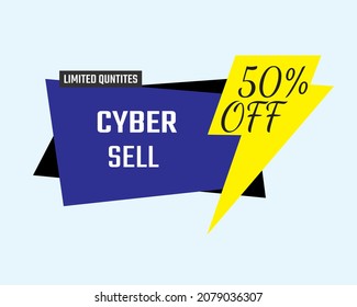 Cyber Monday 2022 blue color