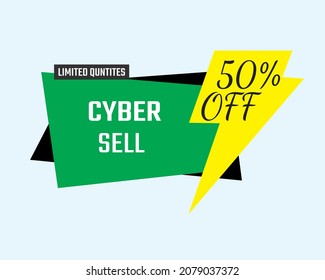 Cyber Monday 2022 Green color