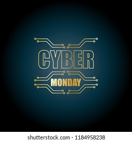 Cyber Monday Abstract Background