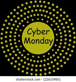 Cyber monday background