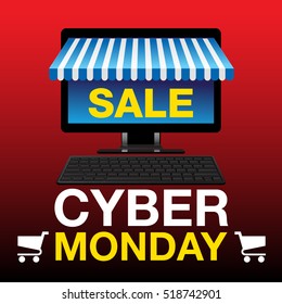Cyber Monday background