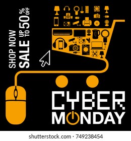 Cyber Monday background