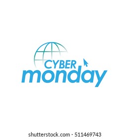 Cyber monday background graphic design, Vector illustration