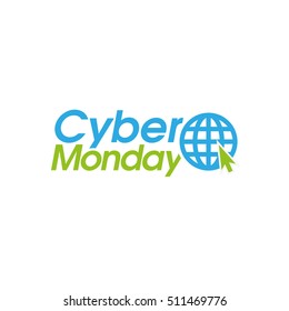 Cyber monday background graphic design, Vector illustration