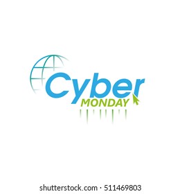 Cyber monday background graphic design, Vector illustration