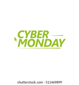 Cyber monday background graphic design, Vector illustration