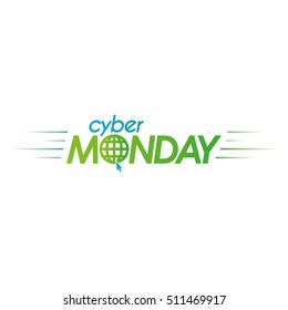 Cyber monday background graphic design, Vector illustration