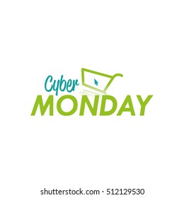 Cyber monday background graphic design, Vector illustration