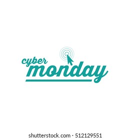 Cyber monday background graphic design, Vector illustration