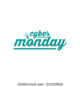 Cyber monday background graphic design, Vector illustration