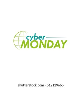 Cyber monday background graphic design, Vector illustration