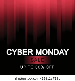 Cyber monday background. Shopping. Vector illustration.