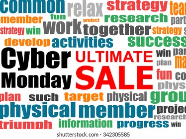 Cyber Monday banner design. Cyber monday sale concept. Vector illustration