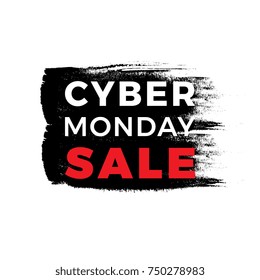 cyber monday banner layout design