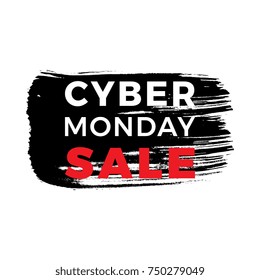 cyber monday banner layout design