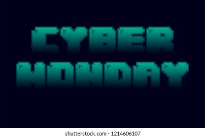 Cyber monday banner. Cyber monday sale.