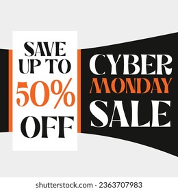 Cyber Monday big sale flyer poster social media post design