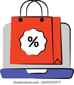 Cyber Monday  Colored Outline Icons Pack