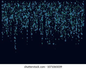 Cyber Monday Confetti. Computer Technology Futuristic Background. Falling Down binary circuit. Futurist Programmers Cyber Monday Confetti. Virtual Reality, Digital Database, Big Data Global Networking