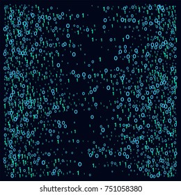 Cyber Monday Confetti. Computer Technology Futuristic Background. Falling Down binary circuit. Futurist Programmers Cyber Monday Confetti. Virtual Reality, Digital Database, Big Data Global Networking