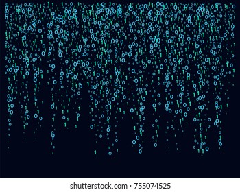 Cyber Monday Confetti. Computer Technology Futuristic Background. Falling Down binary circuit. Futurist Programmers Cyber Monday Confetti. Virtual Reality, Digital Database, Big Data Global Networking