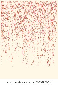 Cyber Monday Confetti. Computer Technology Futuristic Background. Virtual Reality, Digital Database, Big Data Global Network. Falling Down Binary Circuit. Female Programmers Pink Cyber Monday Confetti
