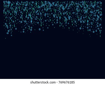 Cyber Monday Confetti. Computer Technology Futuristic Background. Falling Down binary circuit. Futurist Programmers Cyber Monday Confetti. Virtual Reality, Digital Database, Big Data Global Networking