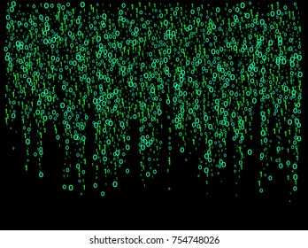 Cyber Monday Confetti. Virtual Reality, Digital Database, Big Data Global Networking. Computer Technology Futuristic Background. Falling Down binary circuit. Futurist Programmers Cyber Monday Confetti