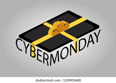 cyber monday deals design, vector illustration graphic, eps10