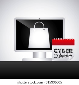 cyber monday deals  design, vector illustration eps10 graphic 