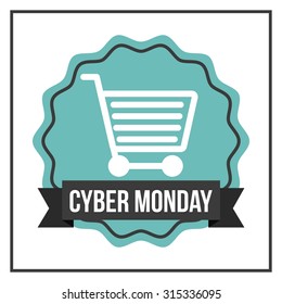 cyber monday deals  design, vector illustration eps10 graphic 