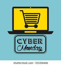 cyber monday deals design, vector illustration eps10 graphic 