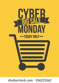 cyber monday deals design, vector illustration eps10 graphic 